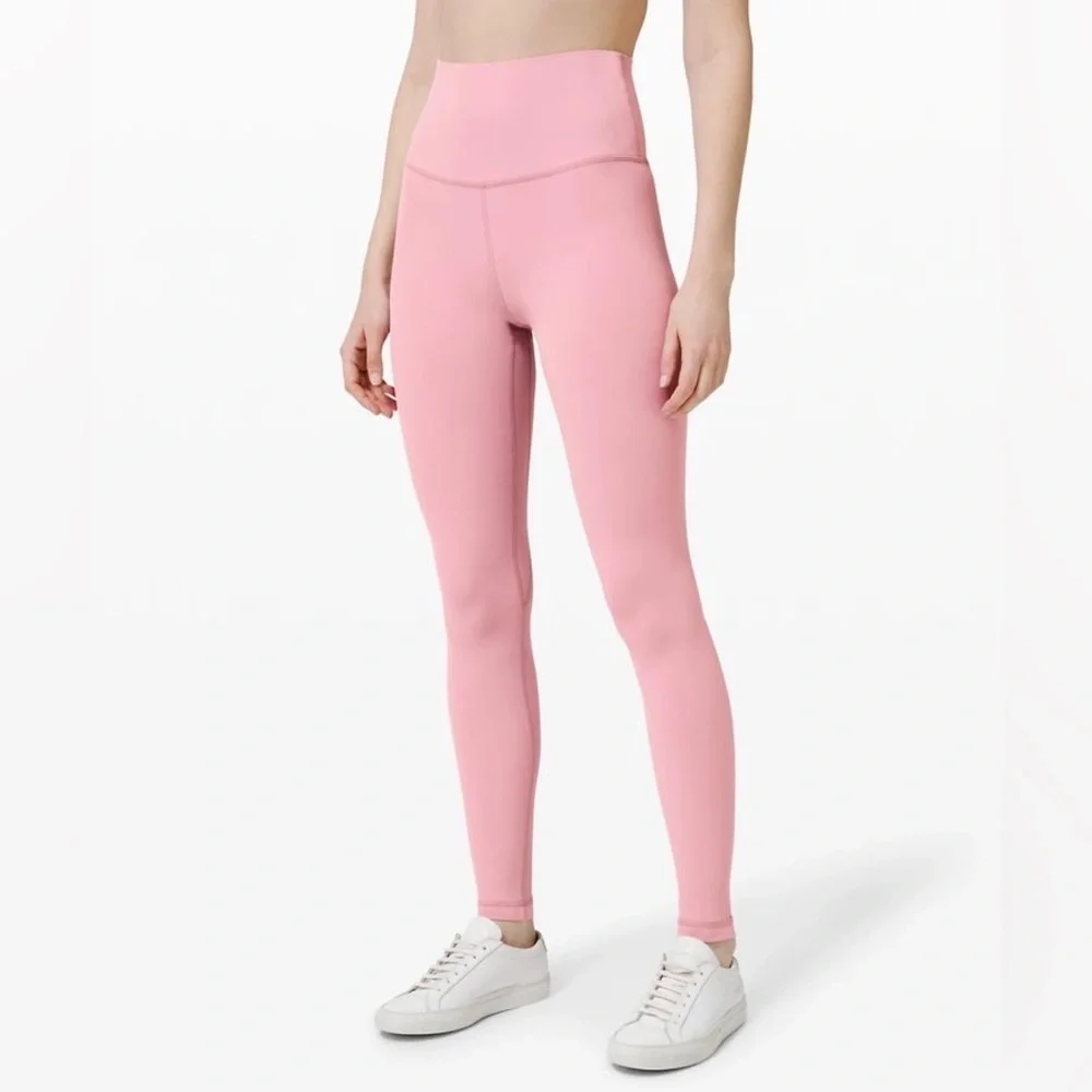 lululemon Pink Taupe Align High-Rise Leggings size 10 Spring Summer Athleisure